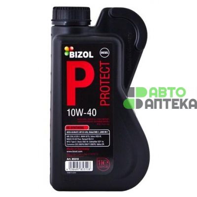 Автомобильное моторное масло Bizol Protect 10W-40 B85310 1л