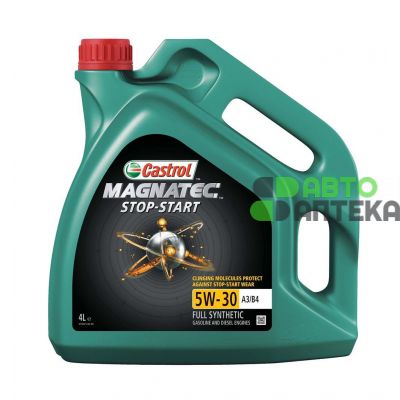 Автомобільне моторне масло Castrol Magnatec Stop-Start 5W-30 A3/B4 4л