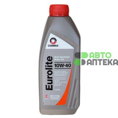 Автомобильное моторное масло Comma EUROLITE 10W-40 1л