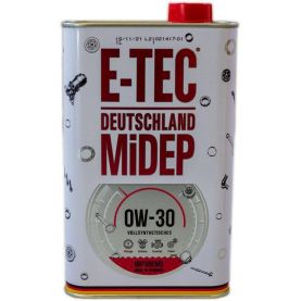 Автомобільне моторне масло E-TEC Midep 0W-30 1л 51250005