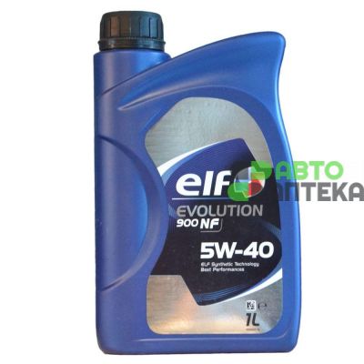 Автомобильное моторное масло Elf Evolution 900 NF 5W-40 1л