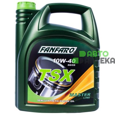 Автомобільне моторне масло Fanfaro TSX 10W-40 SG / CD 5л