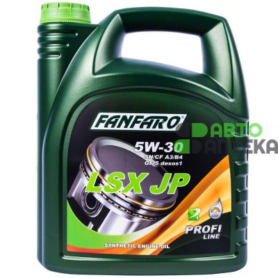 Автомобильное моторное масло Fanfaro LSX JP 5W-30 4л