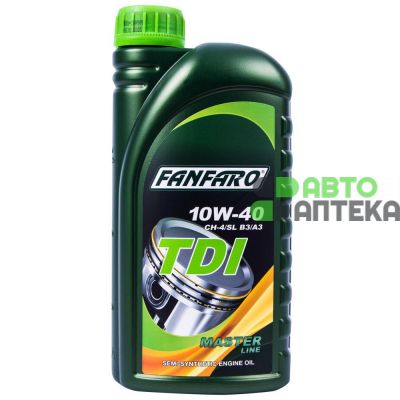 Автомобільне моторне масло Fanfaro TDI 10W-40 1л