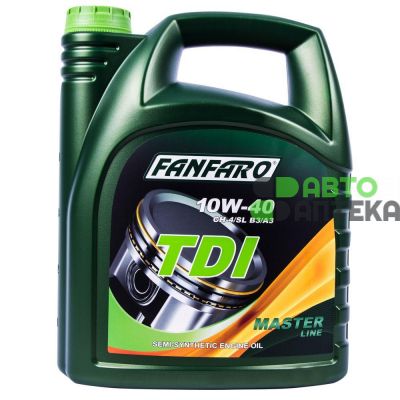 Автомобільне моторне масло Fanfaro TDI 10W-40 5л