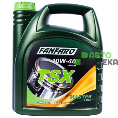 Автомобільне моторне масло Fanfaro TSX 10W-40 SG / CD 4л