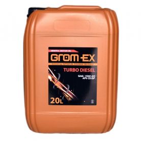 Автомобильное моторное масло GROM-EX Turbo Diesel 15W-40 20л