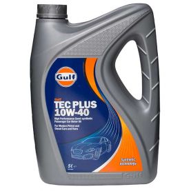 Автомобильное моторное масло GULF TEC PLUS 10W-40 5л