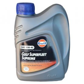 Автомобільне моторне масло GULF SUPERFLEET SUPREME 10W-40 1л