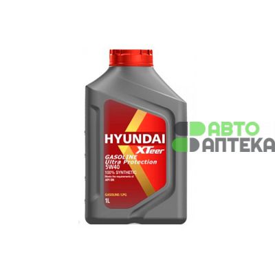 Автомобільна моторна олива Hyundai Gasoline Ultra Protection 5W-40 1л 1011126