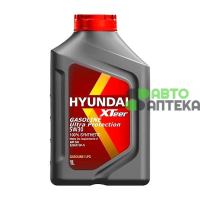 Автомобильное моторное масло  Hyundai Gasoline Ultra Protection 5W-30 1л 1011002