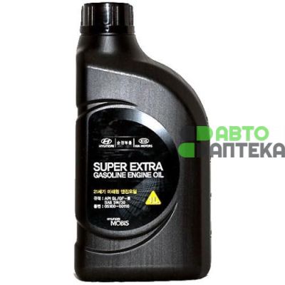 Автомобильное моторное масло MOBIS Hyundai/KIA Super Extra Gasoline Engine Oil 5W-30 1л 05100-00110