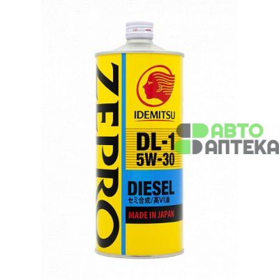 Автомобильное моторное масло IDEMITSU ZEPRO DIESEL DL-1 5W-30 1л
