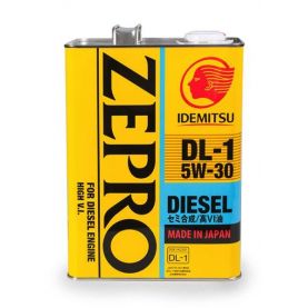 Автомобильное моторное масло IDEMITSU ZEPRO DIESEL DL-1 5W-30 4л
