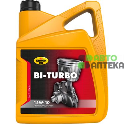Автомобильное моторное масло KROON OIL BI-TURBO 15W-40 5л