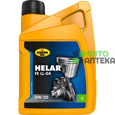 Автомобильное моторное масло KROON OIL Helar FE LL-04 0W-20 1л