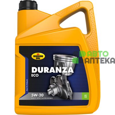 Автомобильное моторное масло KROON OIL DURANZA ECO 5W-20 5л