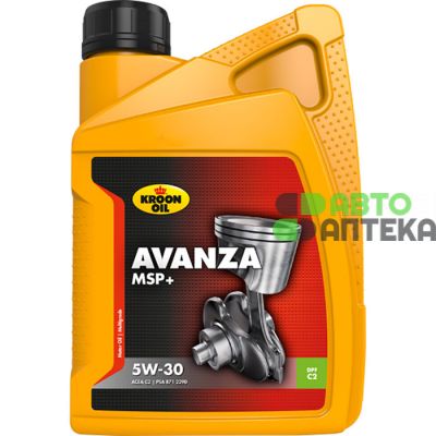 Автомобильное моторное масло KROON OIL Avanza MSP+ 5W-30 1л