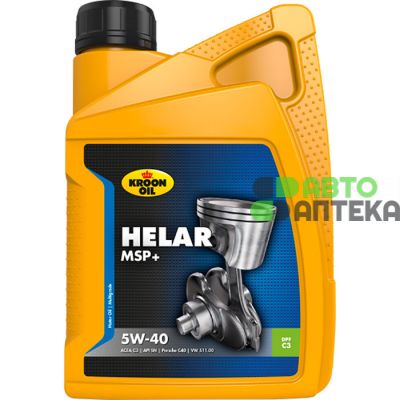 Автомобильное моторное масло KROON OIL Helar MSP+ 5W-40 1л