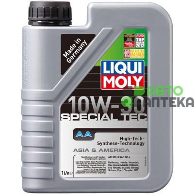 Автомобильное моторное масло Liqui Moly Special Tec АА 10W-30 7523 1л