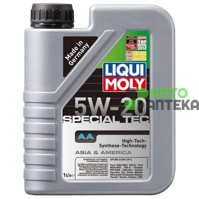 Автомобильное моторное масло Liqui Moly Special Tec AA 5W-20 7620 1л