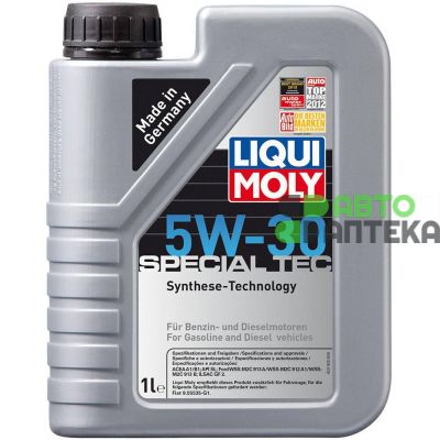 Автомобильное моторное масло Liqui Moly Special Tec 5W-30 9508 1л