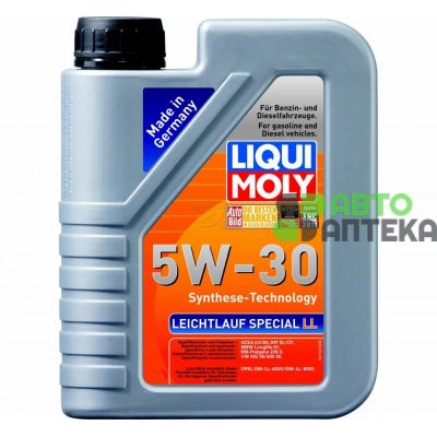 Автомобильное моторное масло Liqui Moly Special Tec LL 5W-30 1192 1л