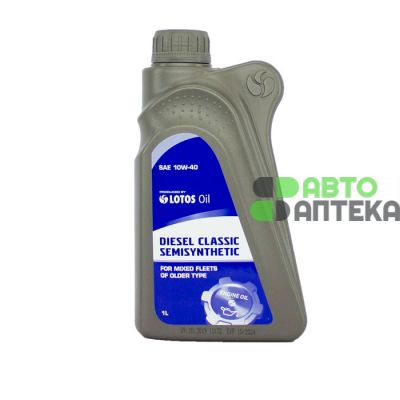 Автомобильное моторное масло LOTOS DIESEL CLASSIC SEMISYNTETIC 10W/40 CE/SF 1л