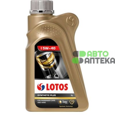 Автомобильное моторное масло LOTOS SYNTHETIC Plus 5W40 1л