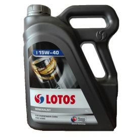 Автомобільне моторне масло Lotos 15W-40 4л