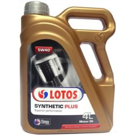Автомобильное моторное масло Lotos SYNTETIC PLUS 5W-40 4л