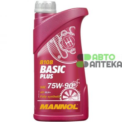 Масло трансмиссионное MANNOL Basic Plus 75W-90 1л MN8108-1