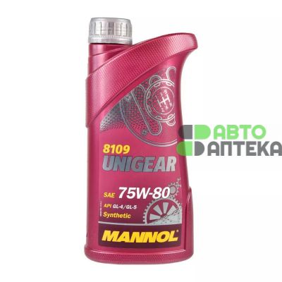 Масло трансмиссионное MANNOL Unigear 75W-80 1л MN8109-1