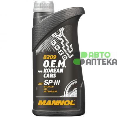 Олива трансмісійна MANNOL ATF-SP3 1л MN8209-1