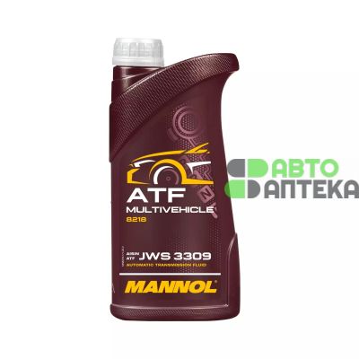 Масло трансмиссионное MANNOL ATF Multivehicle JWS 3309 1л MN8218-1