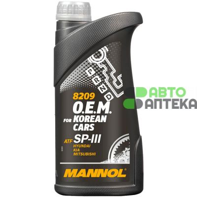 Автомобильное моторное масло MANNOL for korean cars 5W-30 1л MN7713-1