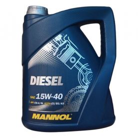 Автомобильное моторное масло MANNOL Diesel 15w-40 5л