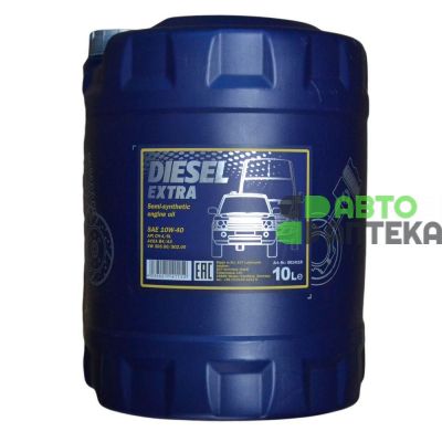 Автомобильное моторное масло MANNOL Diesel Extra 10w-40 10л