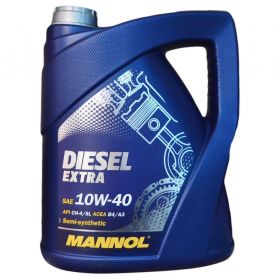 Автомобільне моторне масло MANNOL Diesel Extra 10w-40 5л