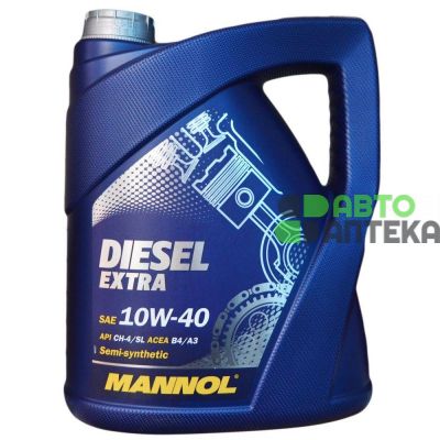 Автомобильное моторное масло MANNOL Diesel Extra 10w-40 5л