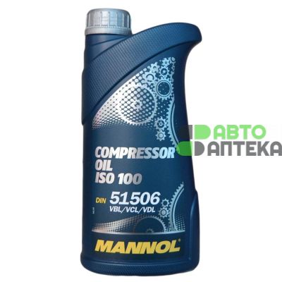 Индустриальное компрессорное масло MANNOL Compresor oil ISO100 1л