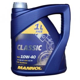 Автомобильное моторное масло MANNOL Classic 10w-40 4л
