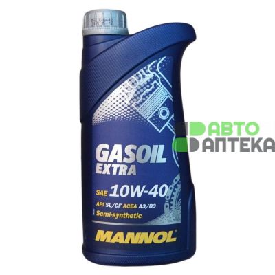 Автомобильное моторное масло MANNOL Gasoil Extra 10w-40 1л