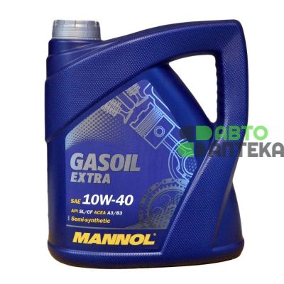 Автомобильное моторное масло MANNOL Gasoil Extra 10w-40 4л