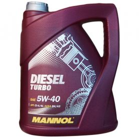 Автомобільне моторне масло MANNOL Diesel Turbo 5W-40 5л