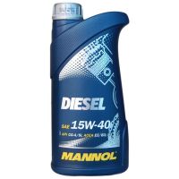 Автомобильное моторное масло MANNOL Diesel 15w-40 1л