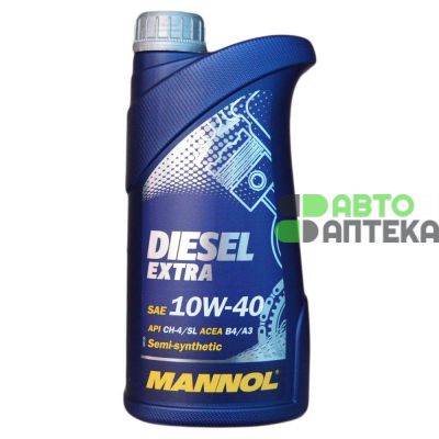 Автомобильное моторное масло MANNOL Diesel Extra 10w-40 1л