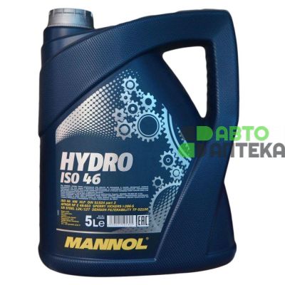 Индустриальное гидравлическое масло МANNOL ISO 46 HM 5л