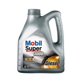 Автомобильное моторное масло Mobil Super 3000 X 1 DIESEL 5W-40 4л