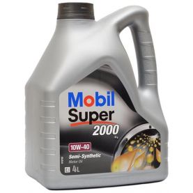 Автомобильное моторное масло Mobil Super 2000 10W-40 4л